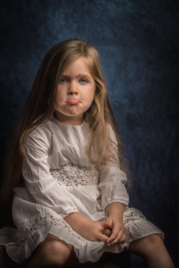 photo portrait studio enfant fineart