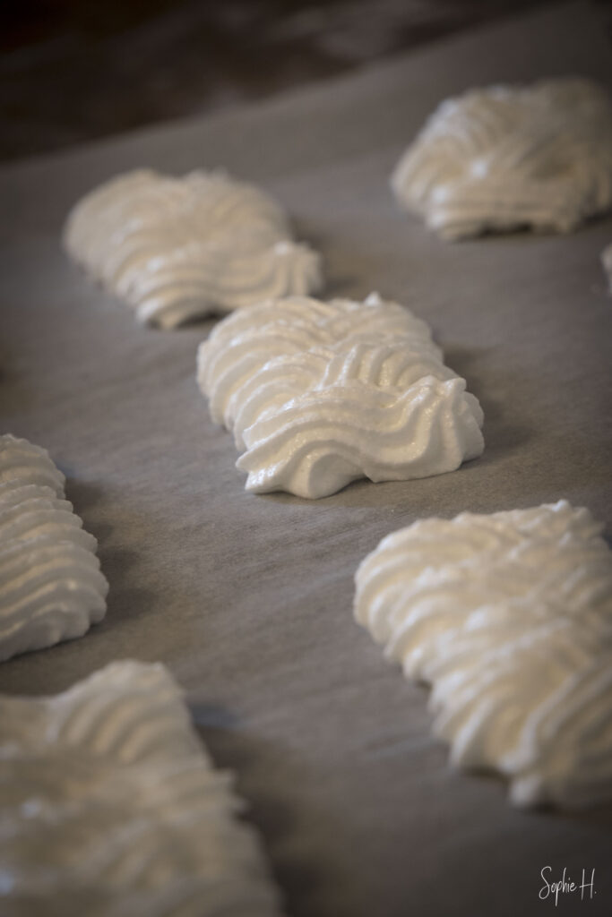 photographie culinaire meringues